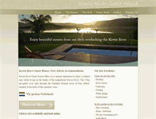 Tablet Screenshot of kowieriverguesthouse.co.za